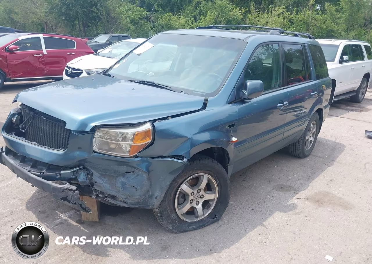 2007 Honda Pilot Ex-L VIN:5FNYF28667B019315 - 2