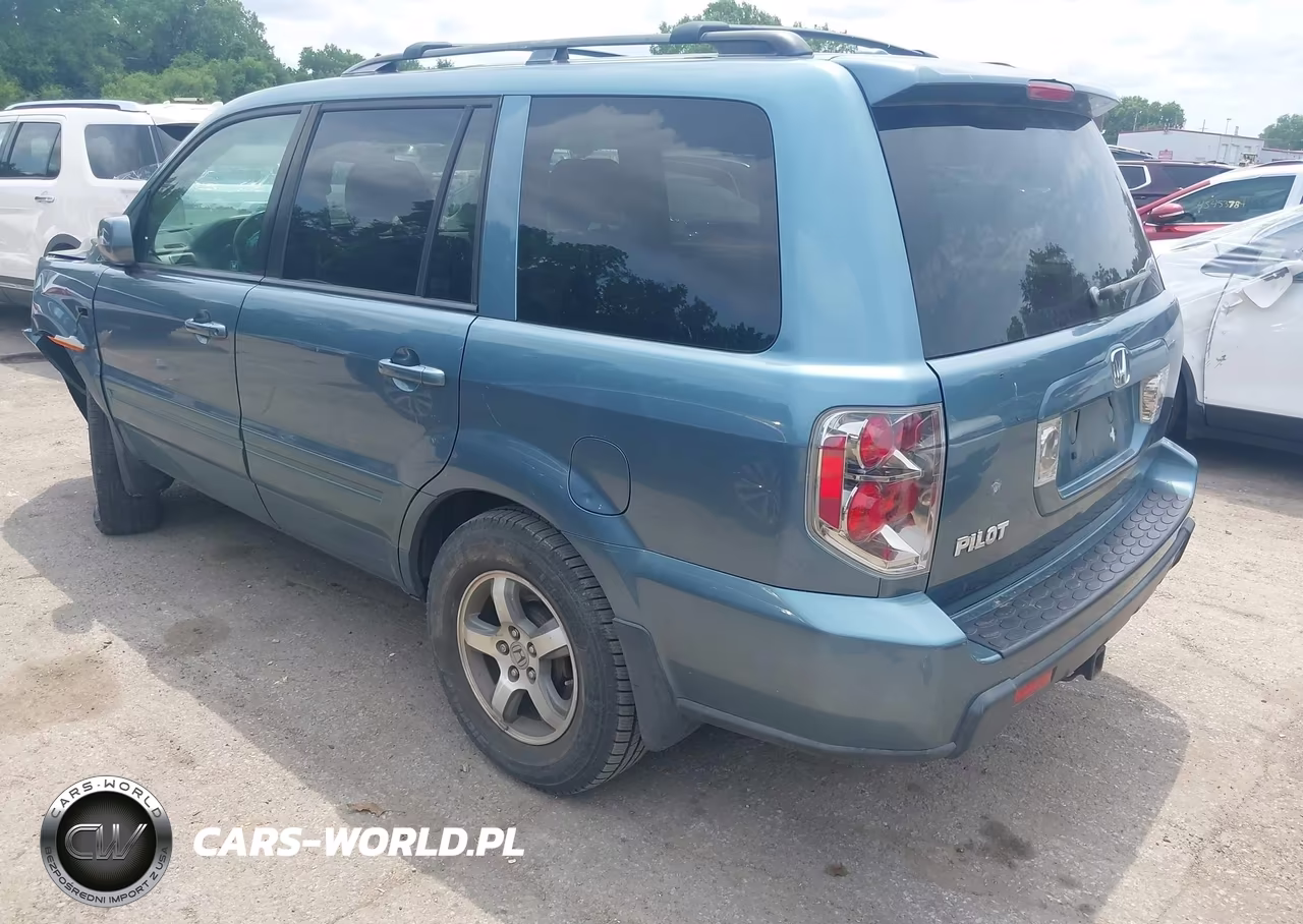 2007 Honda Pilot Ex-L VIN:5FNYF28667B019315 - 3