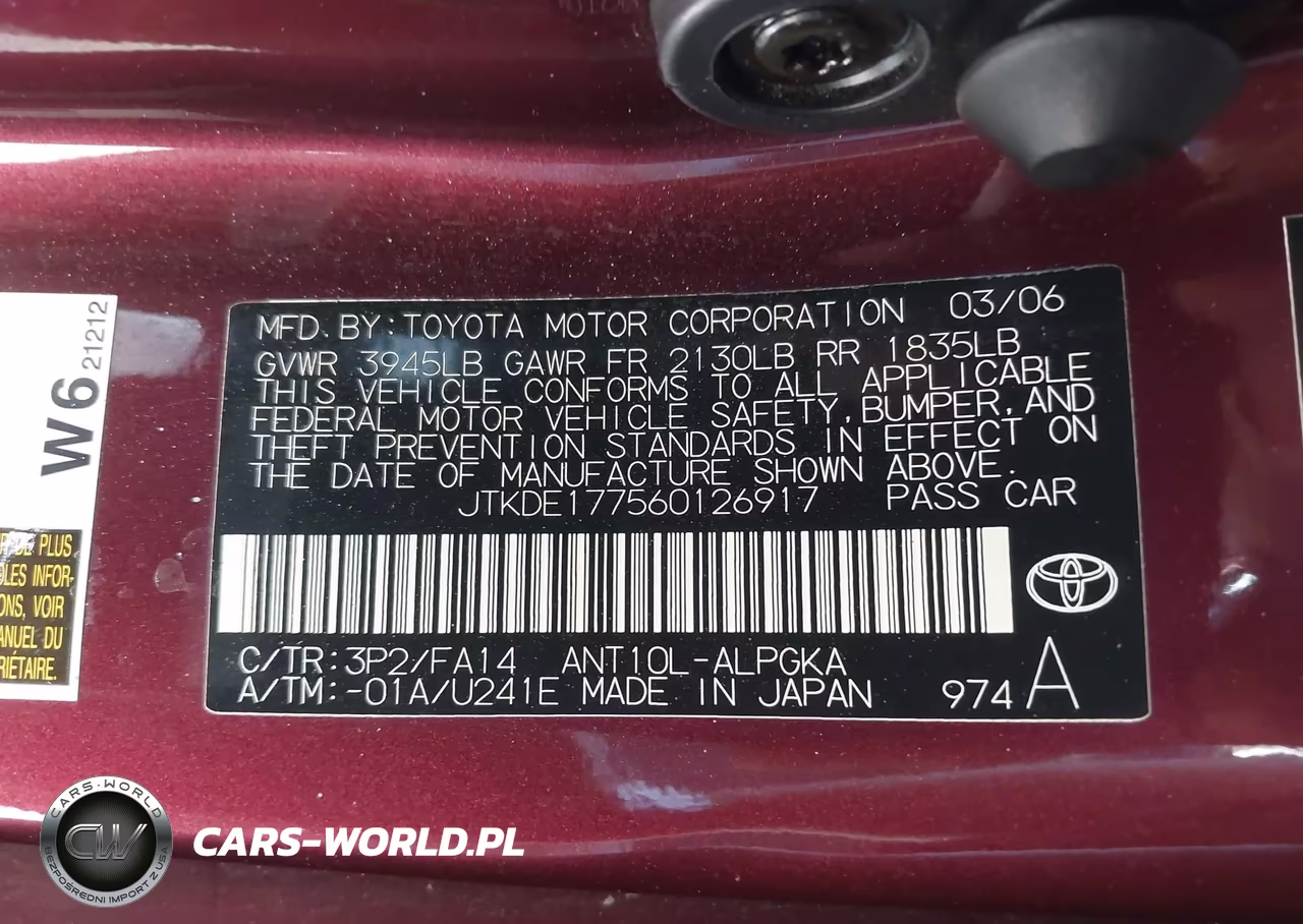 2006 Scion Tc VIN:JTKDE177560126917 - 9