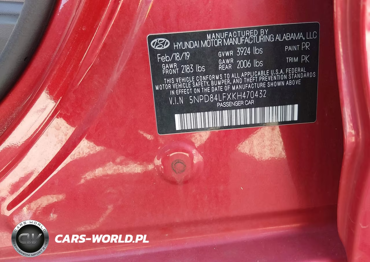 2019 Hyundai Elantra Sel VIN:5NPD84LFXKH470432 - 9