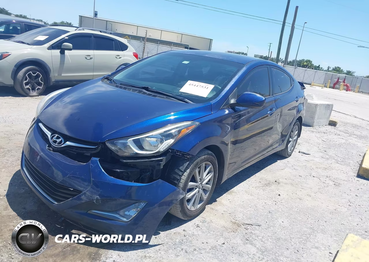 2015 Hyundai Elantra Se VIN:5NPDH4AE9FH630591 - 2