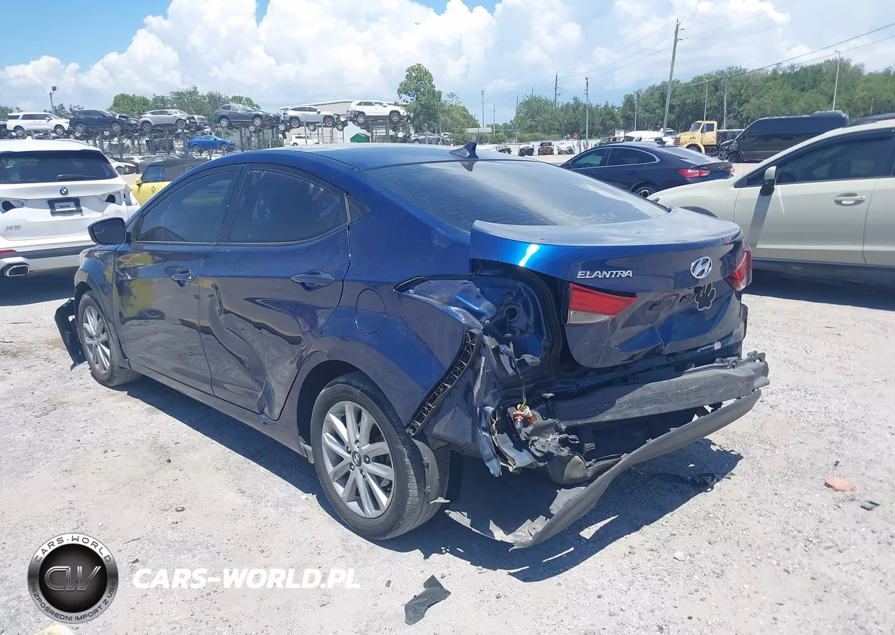2015 Hyundai Elantra Se VIN:5NPDH4AE9FH630591 - 3