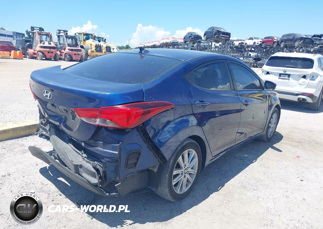 2015 Hyundai Elantra Se VIN:5NPDH4AE9FH630591 - 4