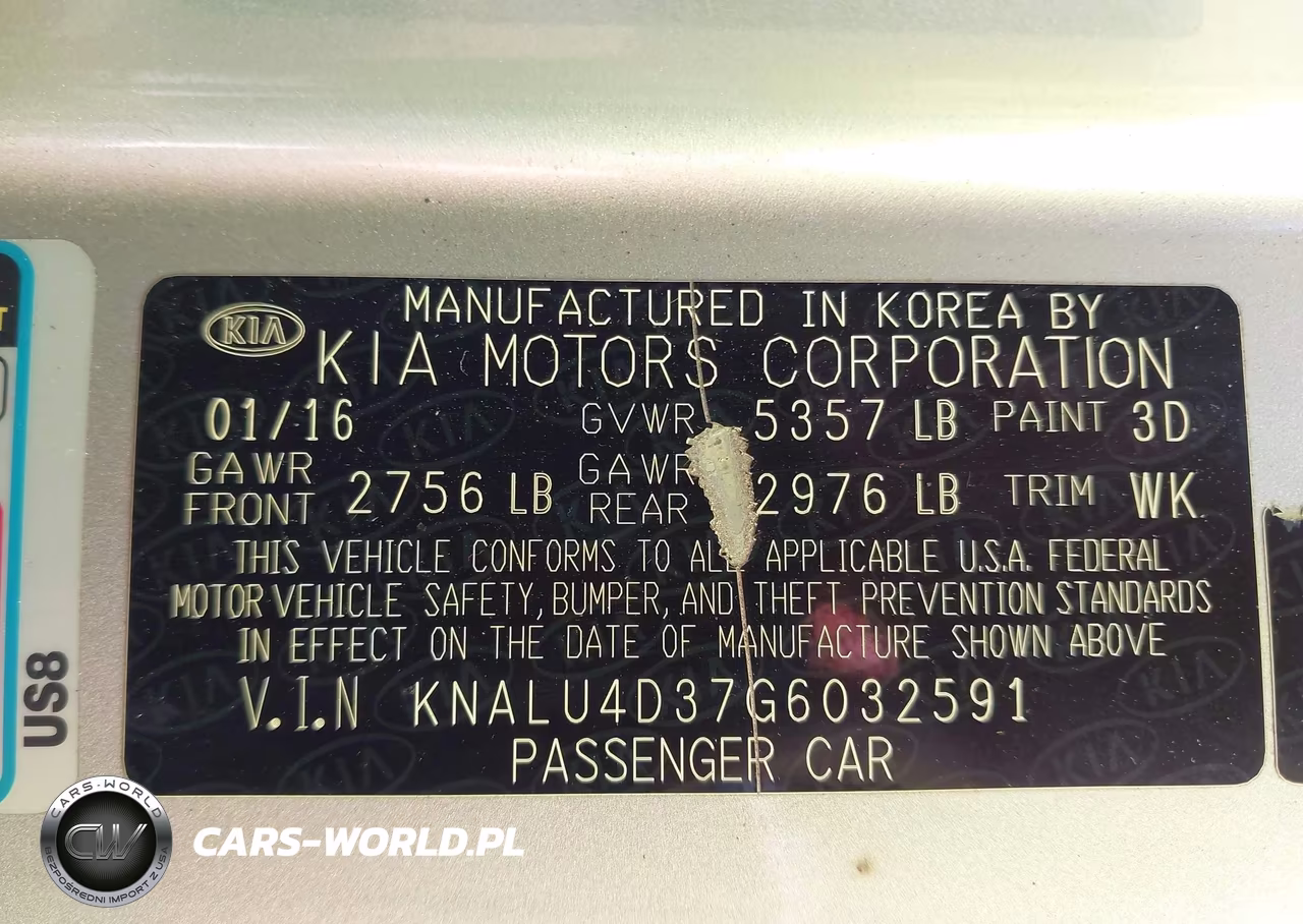 2016 Kia K900 Luxury 3.8L VIN:KNALU4D37G6032591 - 9