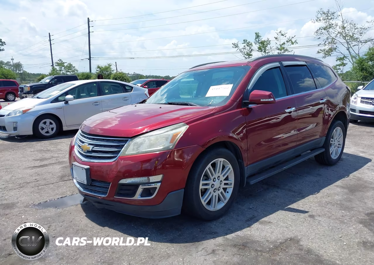 2015 Chevrolet Traverse Lt VIN:1GNKRGKDXFJ356800 - 2