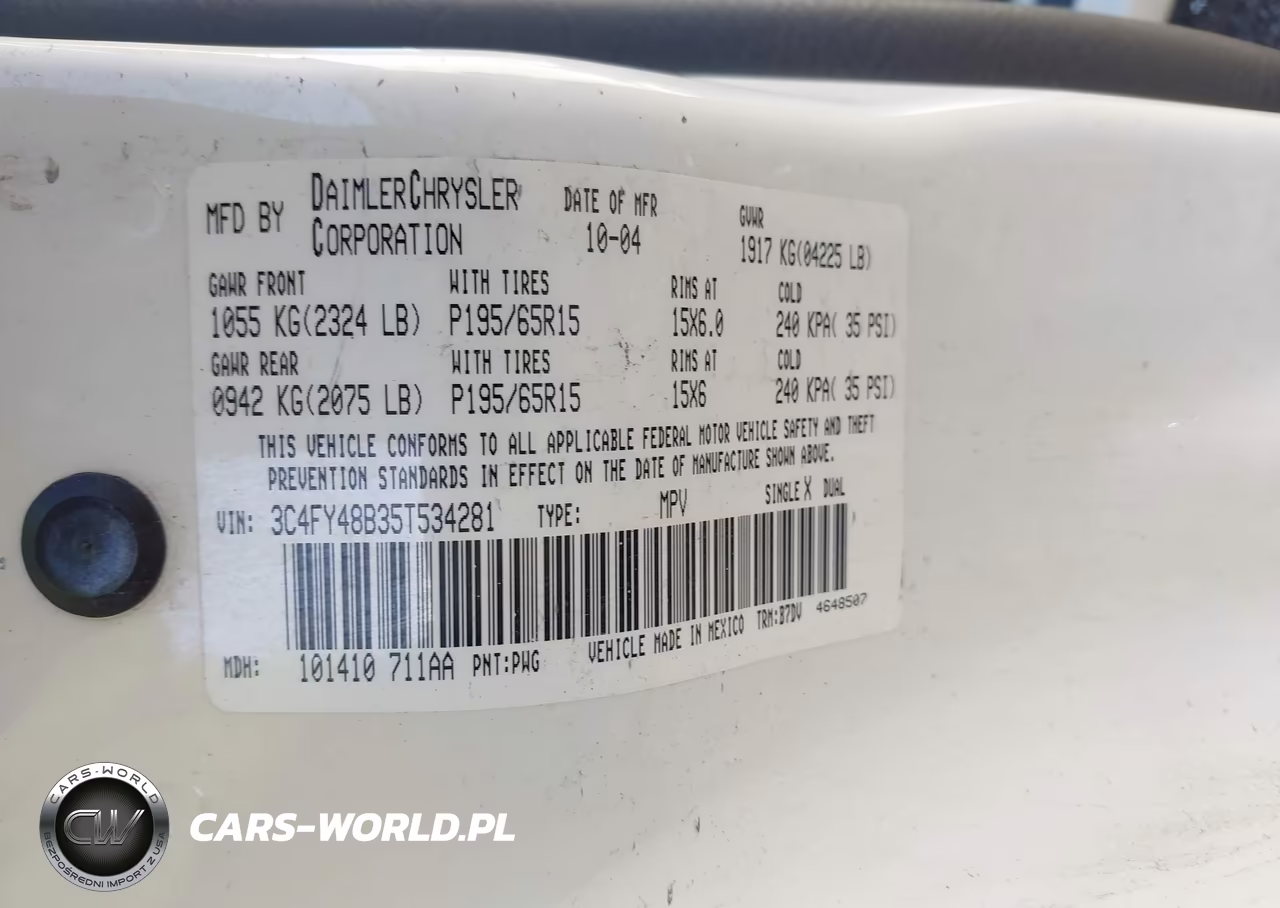 2005 Chrysler Pt Cruiser VIN:3C4FY48B35T534281 - 9
