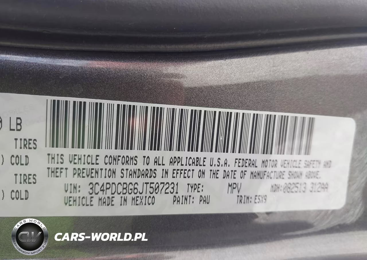 2018 Dodge Journey Sxt VIN:3C4PDCBG6JT507231 - 9
