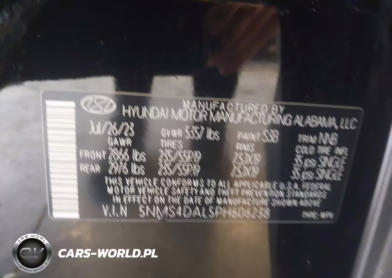 2023 Hyundai Santa Fe Limited VIN:5NMS4DAL5PH606238 - 9