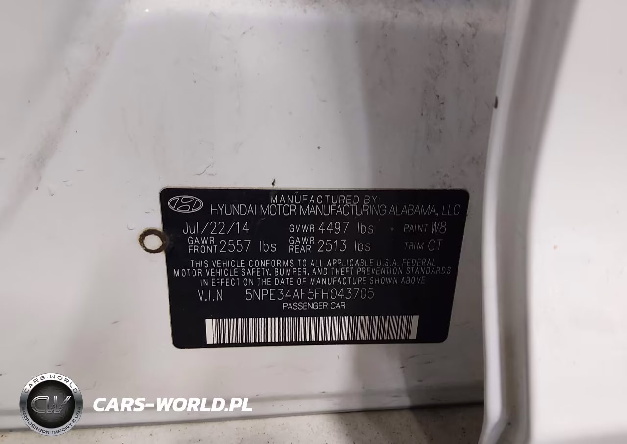 2015 Hyundai Sonata Sport VIN:5NPE34AF5FH043705 - 9