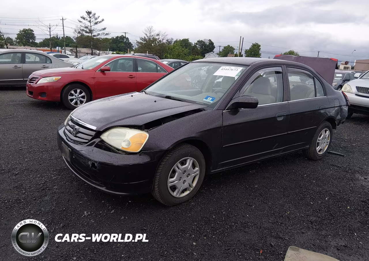 2001 Honda Civic Lx VIN:2HGES16551H581907 - 2