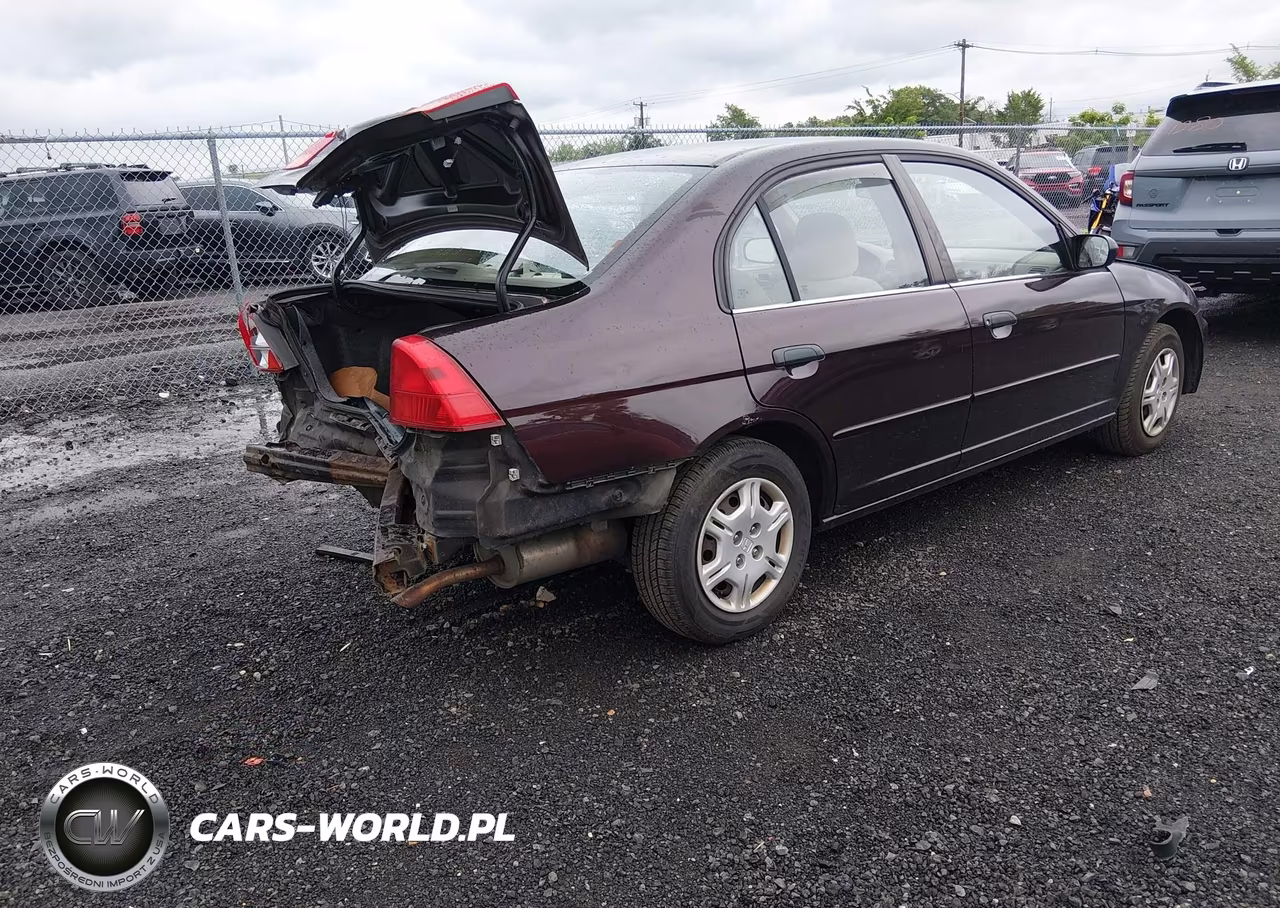 2001 Honda Civic Lx VIN:2HGES16551H581907 - 4