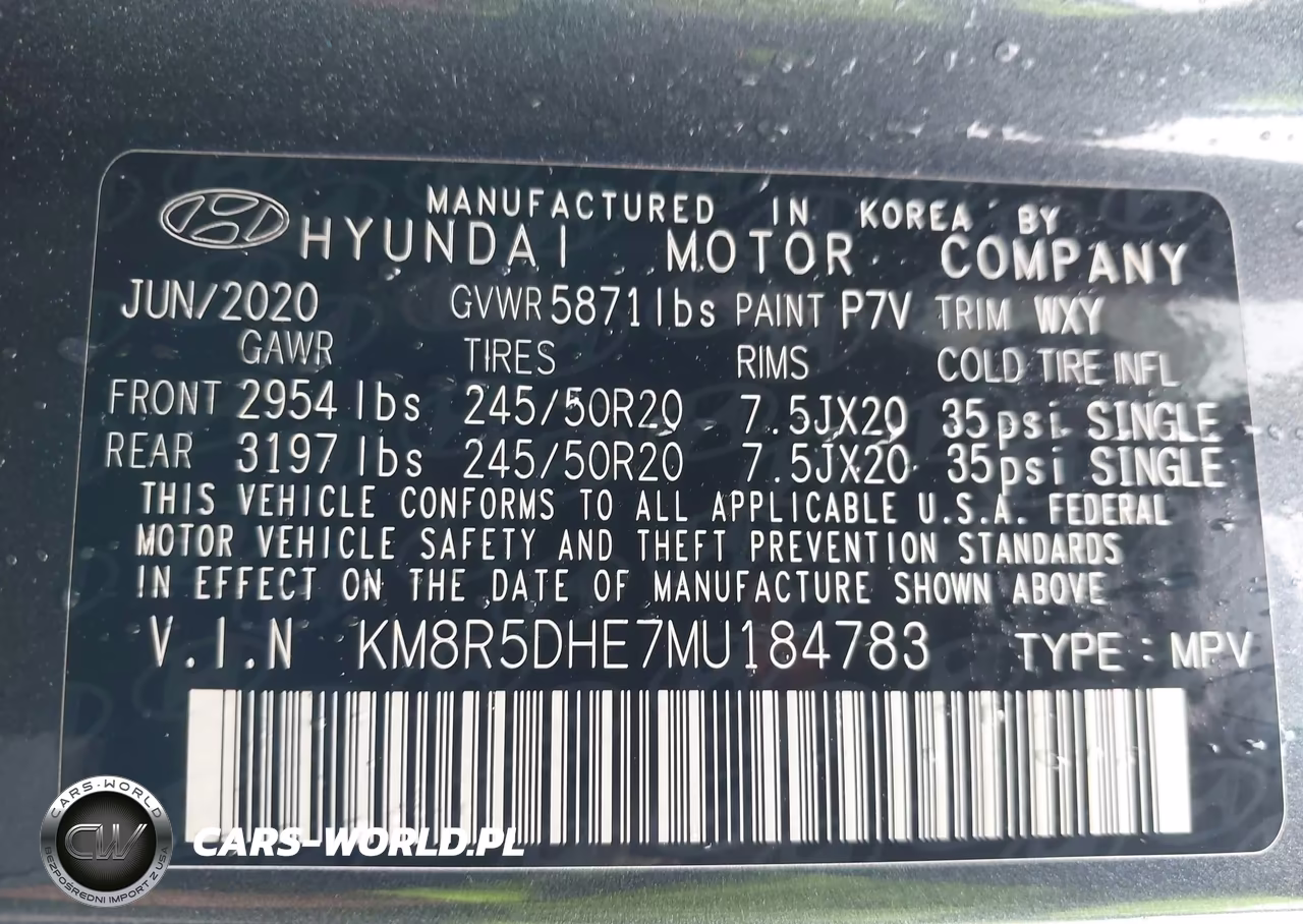 2021 Hyundai Palisade Limited VIN:KM8R5DHE7MU184783 - 9