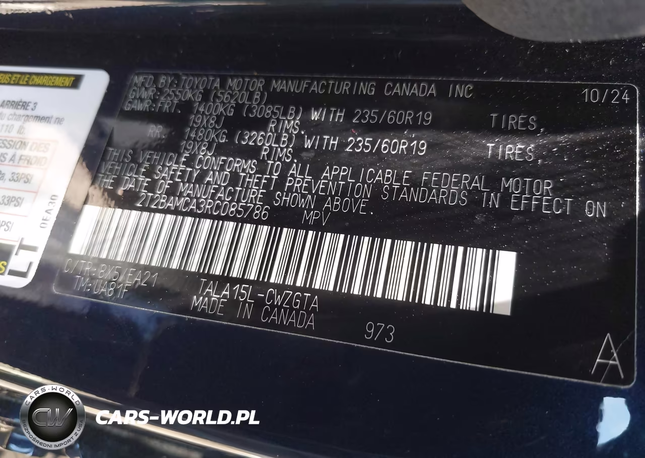 2024 Lexus Rx 350 Premium VIN:2T2BAMCA3RC085786 - 9