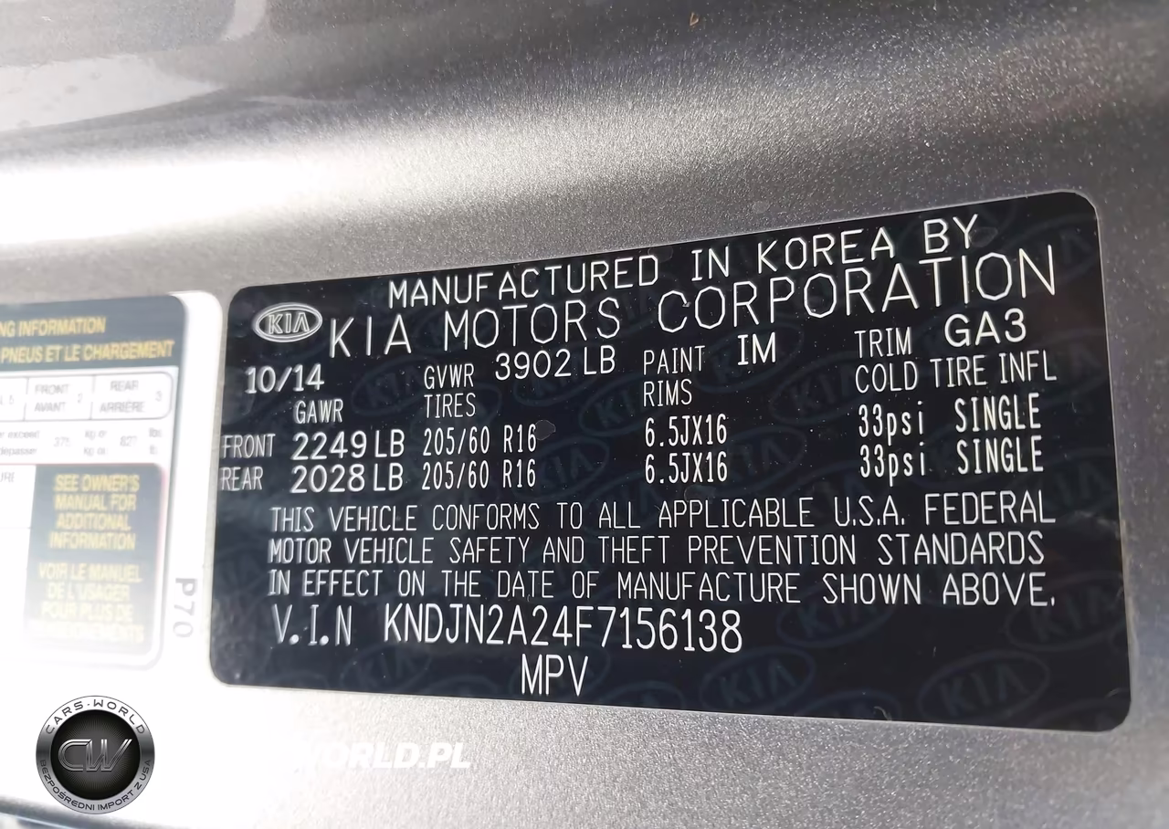 2015 Kia Soul VIN:KNDJN2A24F7156138 - 9