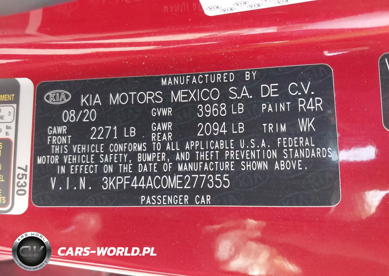 2021 Kia Forte Gt VIN:3KPF44AC0ME277355 - 9