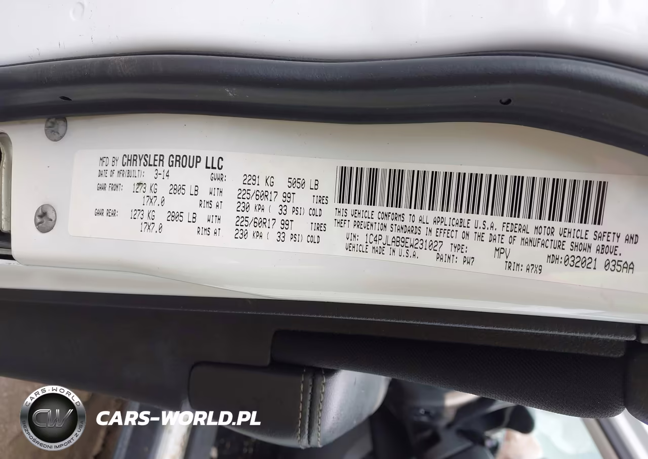 2014 Jeep Cherokee Sport VIN:1C4PJLAB9EW231027 - 9