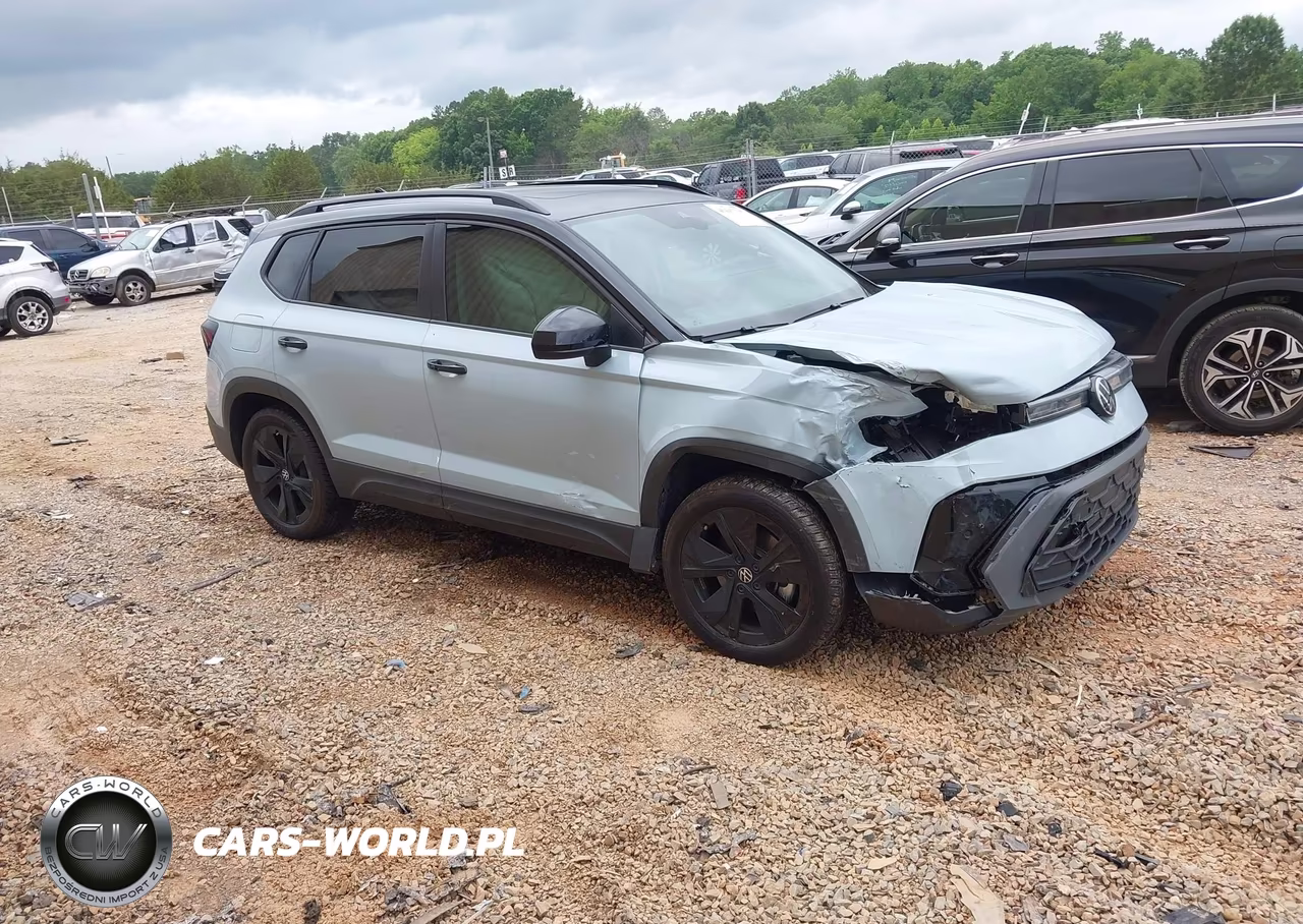 2025 Volkswagen Taos 1.5T Se Black VIN:3VV3C7B23SM064398 - 1