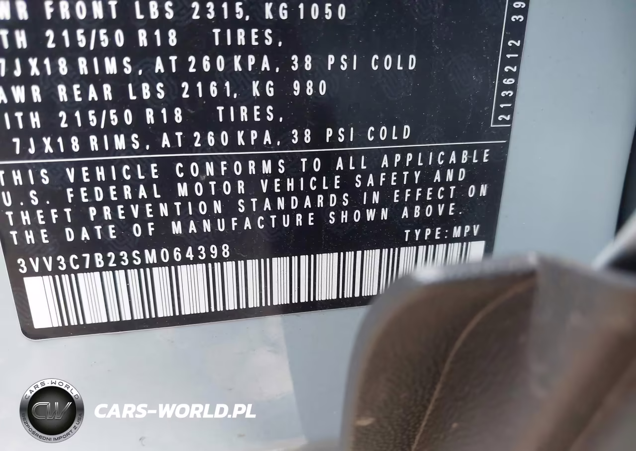 2025 Volkswagen Taos 1.5T Se Black VIN:3VV3C7B23SM064398 - 9
