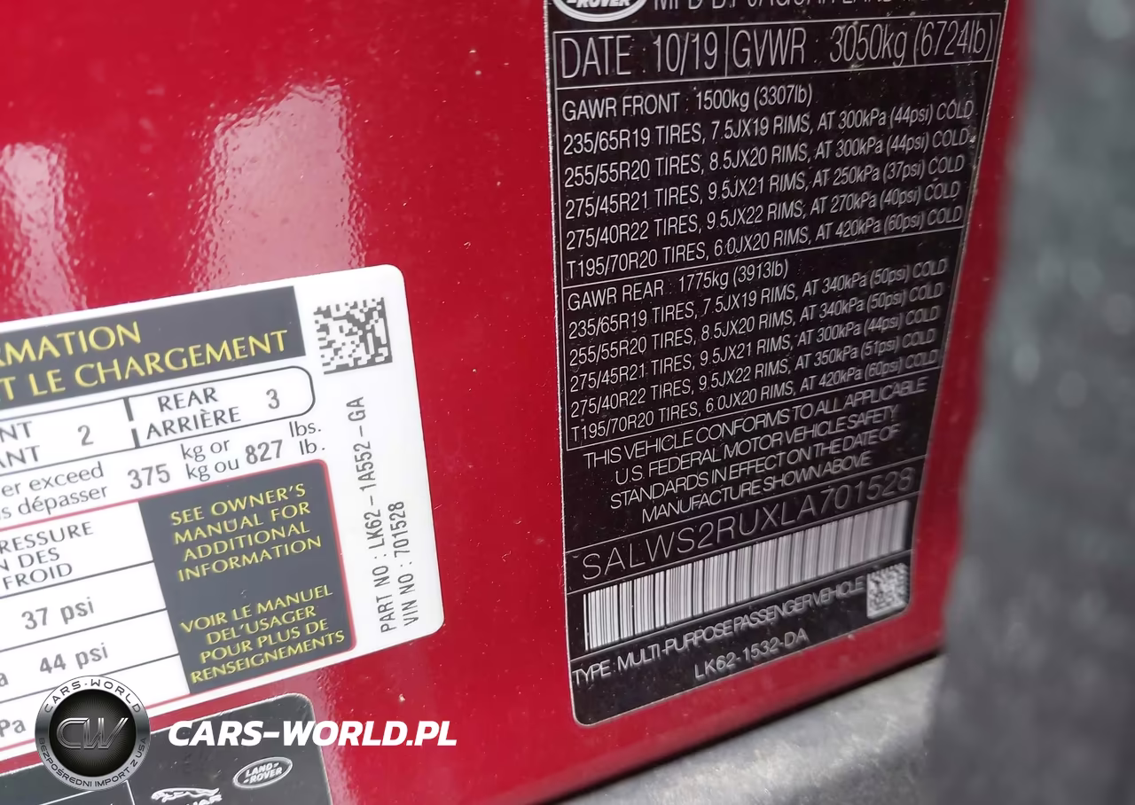 2020 Land Rover Range Rover Sport Hst Mhev VIN:SALWS2RUXLA701528 - 9