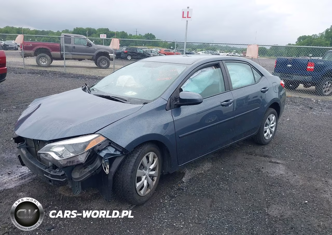 2015 Toyota Corolla Le VIN:2T1BURHEXFC245940 - 2