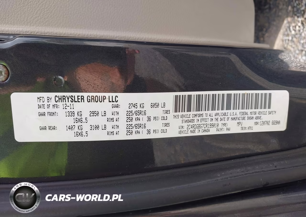 2012 Dodge Grand Caravan Se-Avp VIN:2C4RDGBG7CR199010 - 9