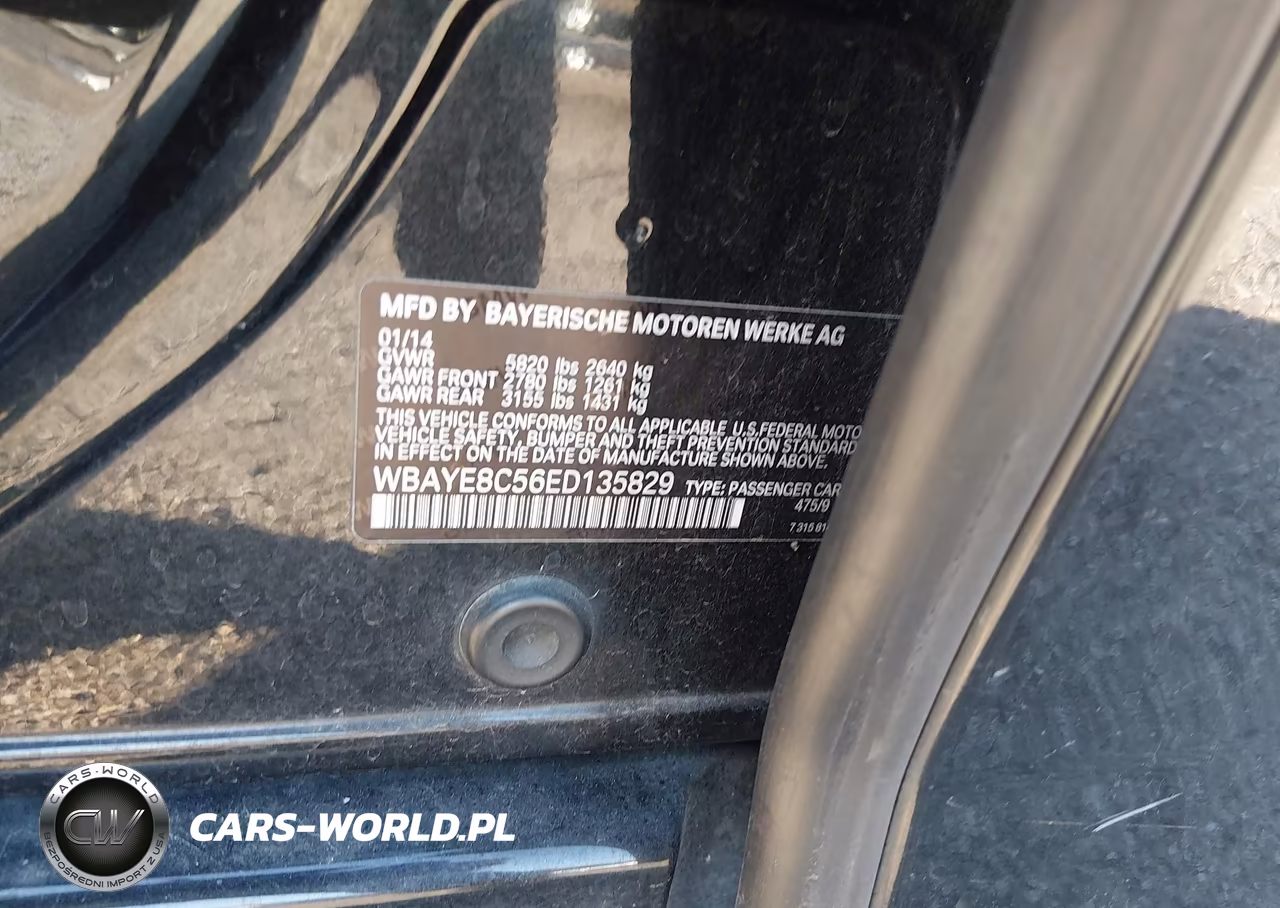 2014 BMW Alpina B7 VIN:WBAYE8C56ED135829 - 9