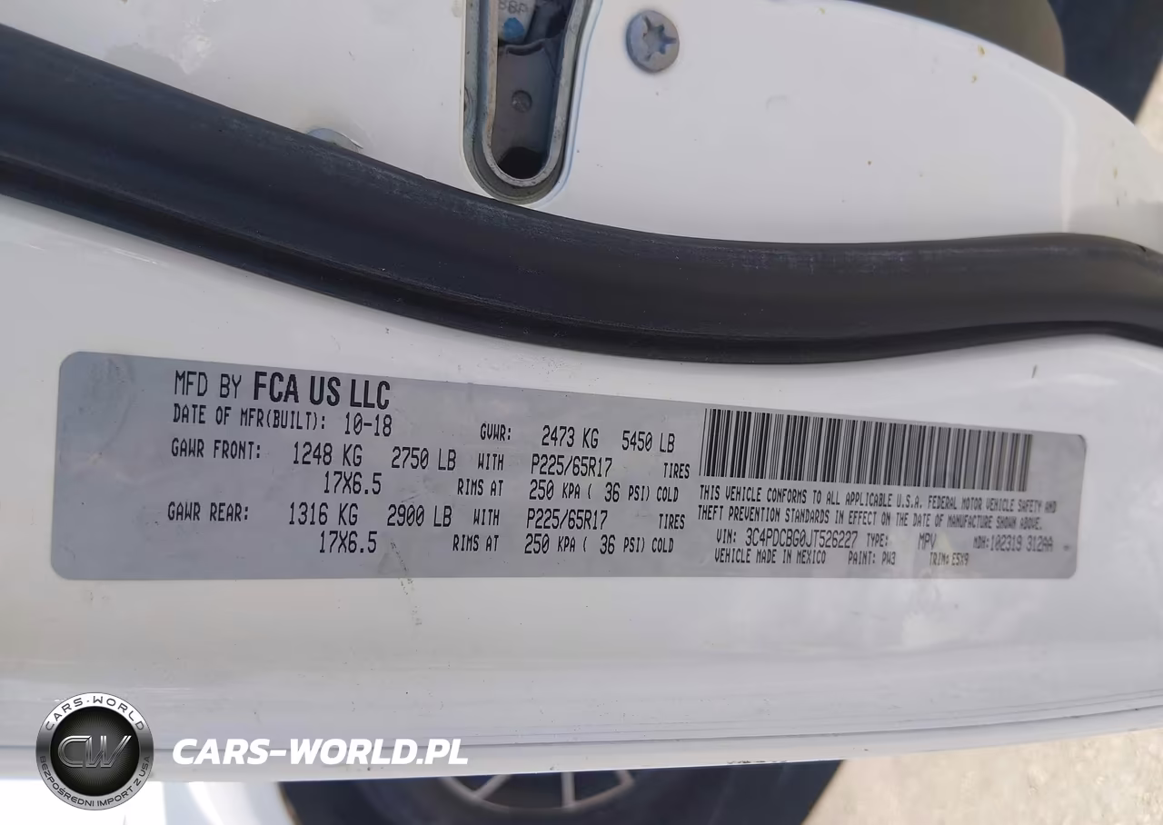 2018 Dodge Journey Sxt VIN:3C4PDCBG0JT526227 - 9