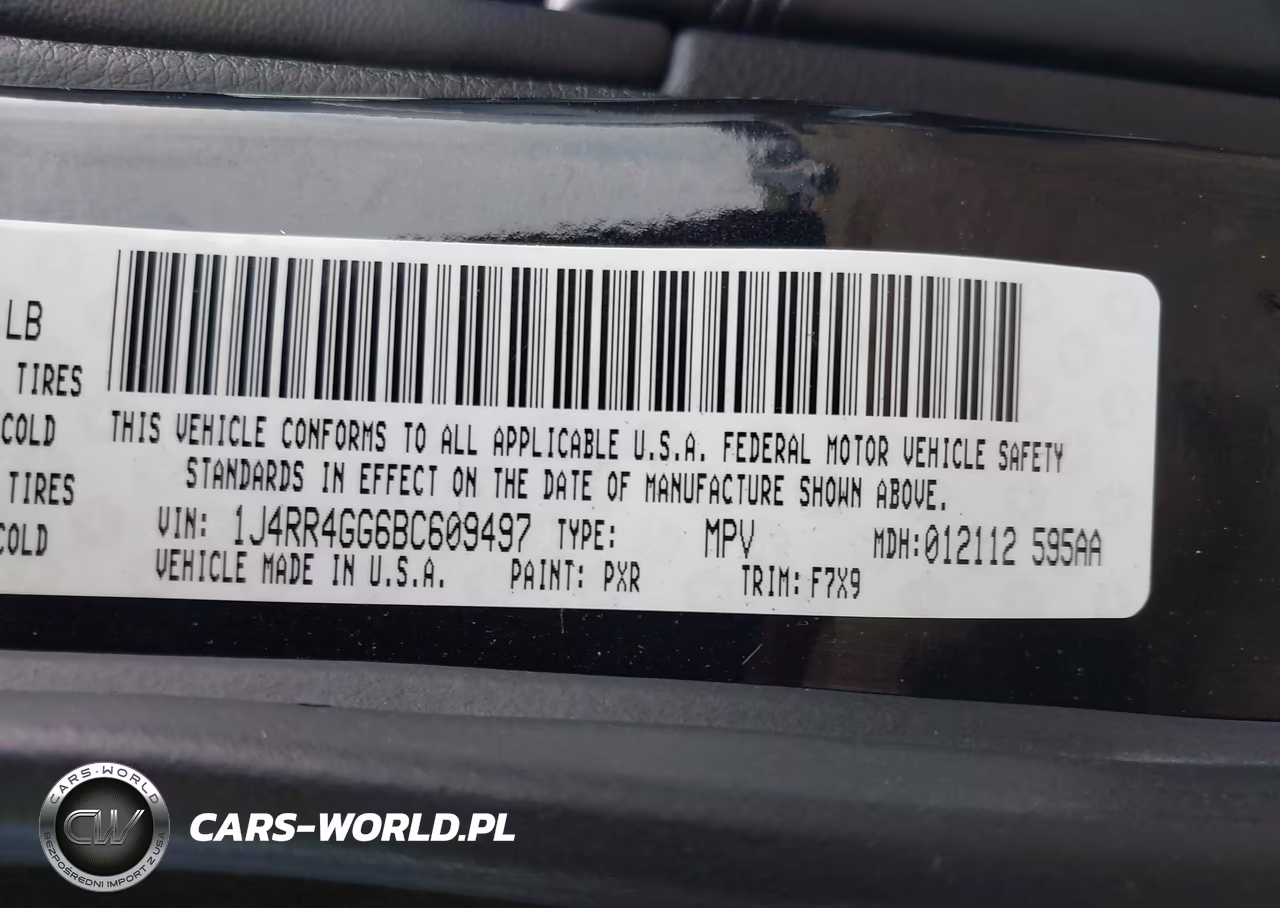 2011 Jeep Grand Cherokee Laredo VIN:1J4RR4GG6BC609497 - 9