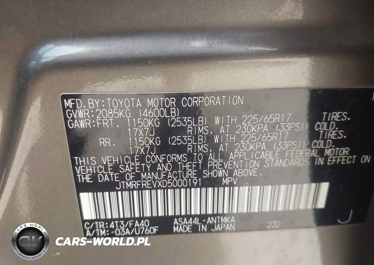 2013 Toyota Rav4 Xle VIN:JTMRFREVXD5000191 - 9