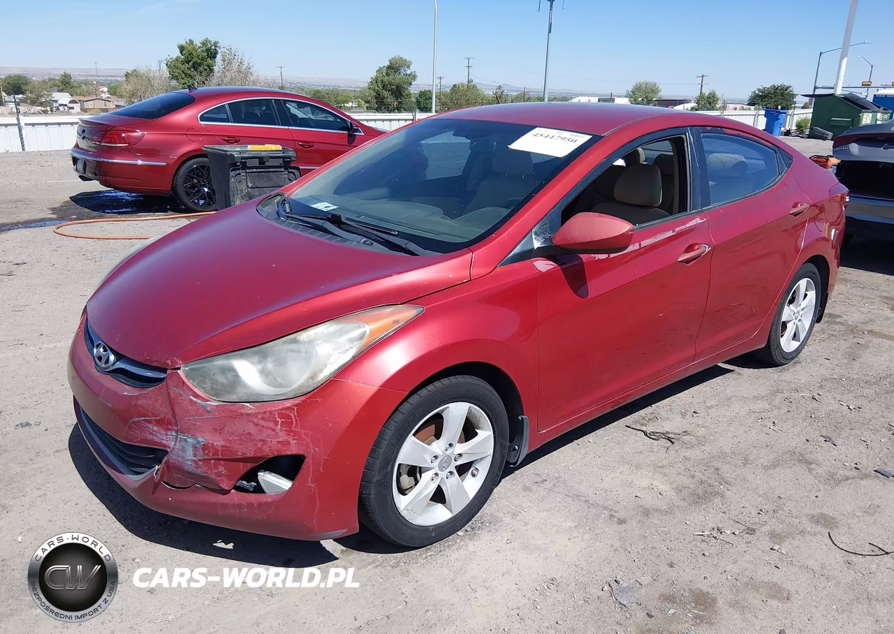 2013 Hyundai Elantra Gls VIN:KMHDH4AE8DU750588 - 2