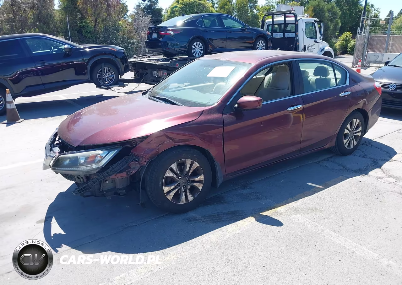 2013 Honda Accord Lx VIN:1HGCR2F30DA163877 - 2
