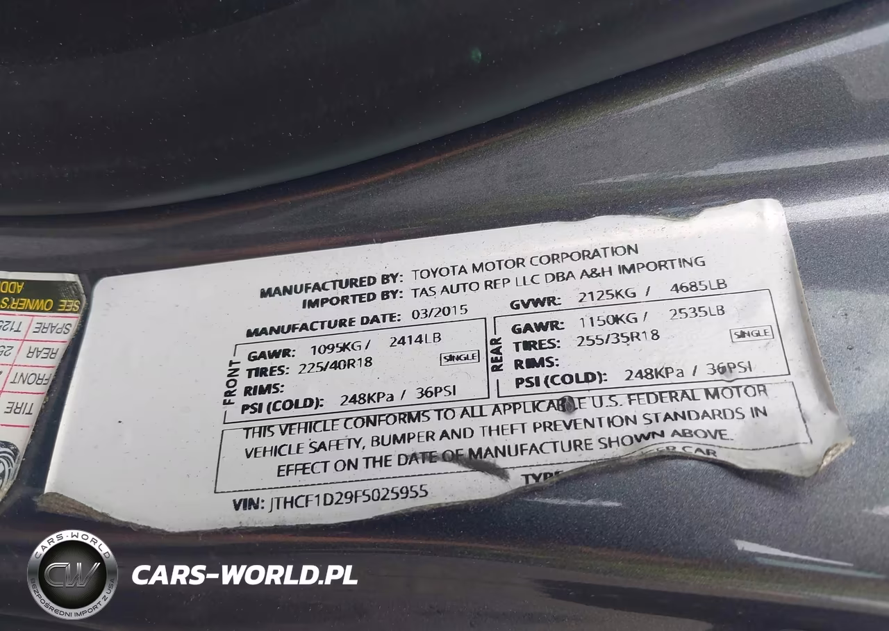 2015 Lexus Is 250 VIN:JTHCF1D29F5025955 - 9