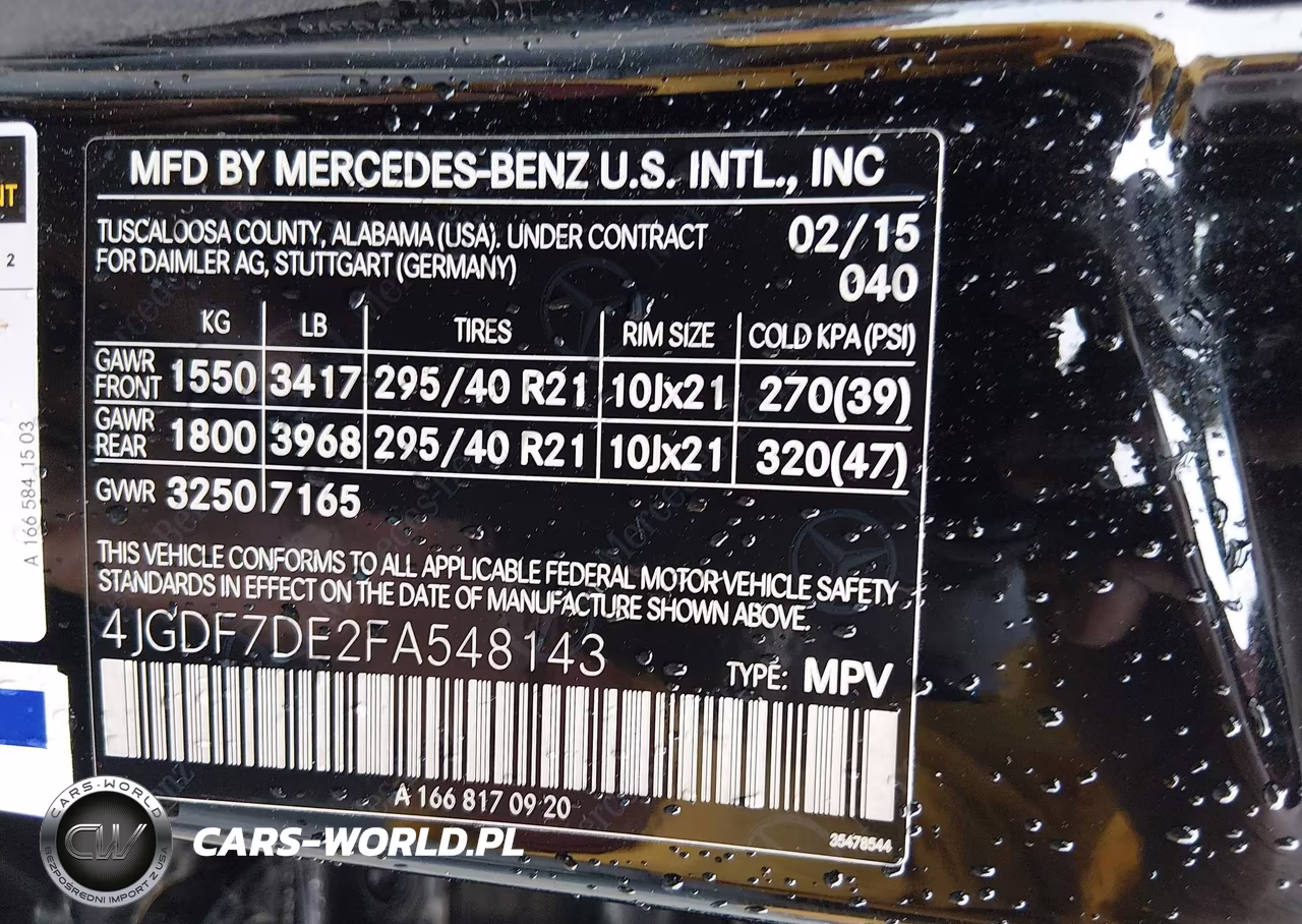 2015 Mercedes-Benz Gl 550 4Matic VIN:4JGDF7DE2FA548143 - 9