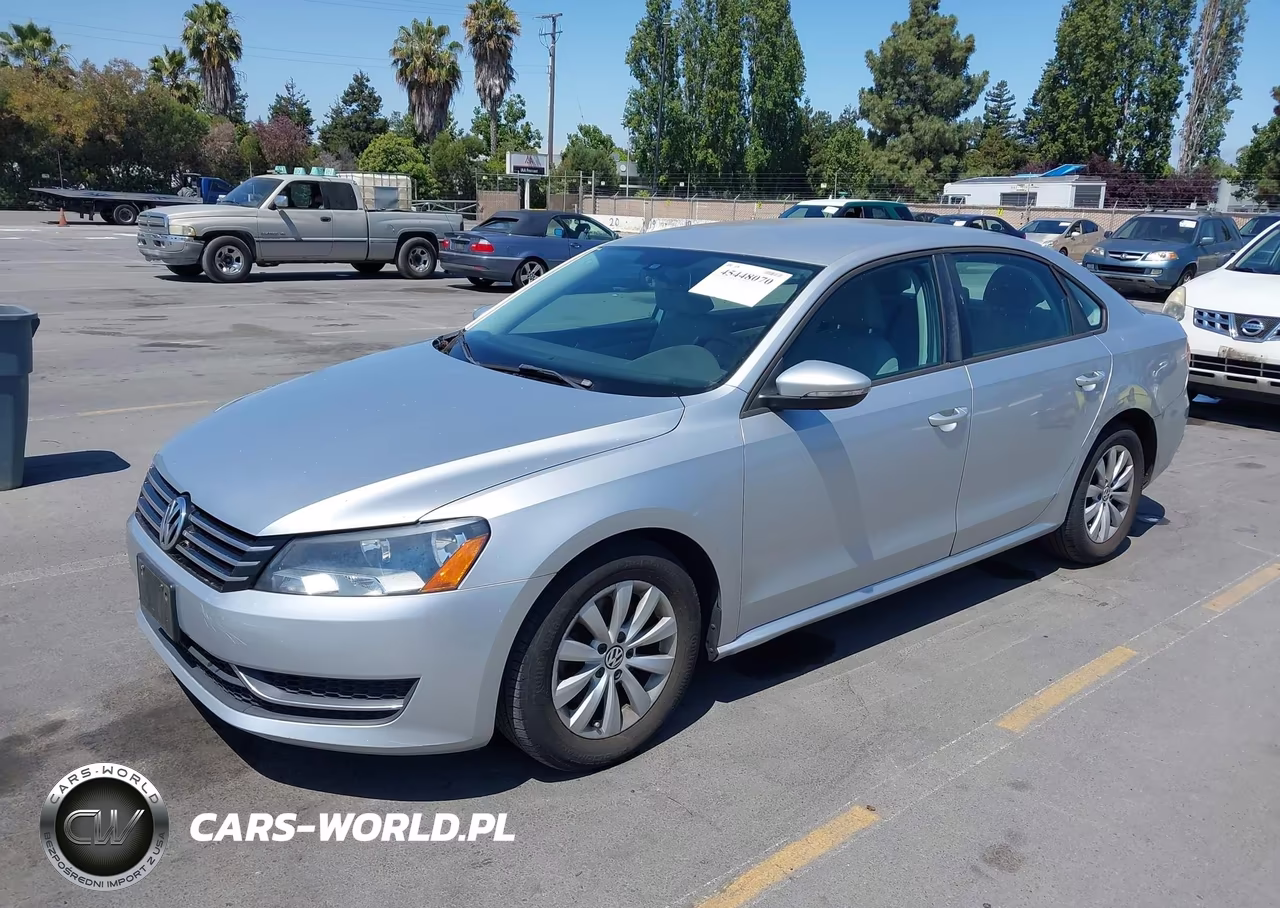 2012 Volkswagen Passat 2.5L S VIN:1VWAP7A38CC036908 - 2