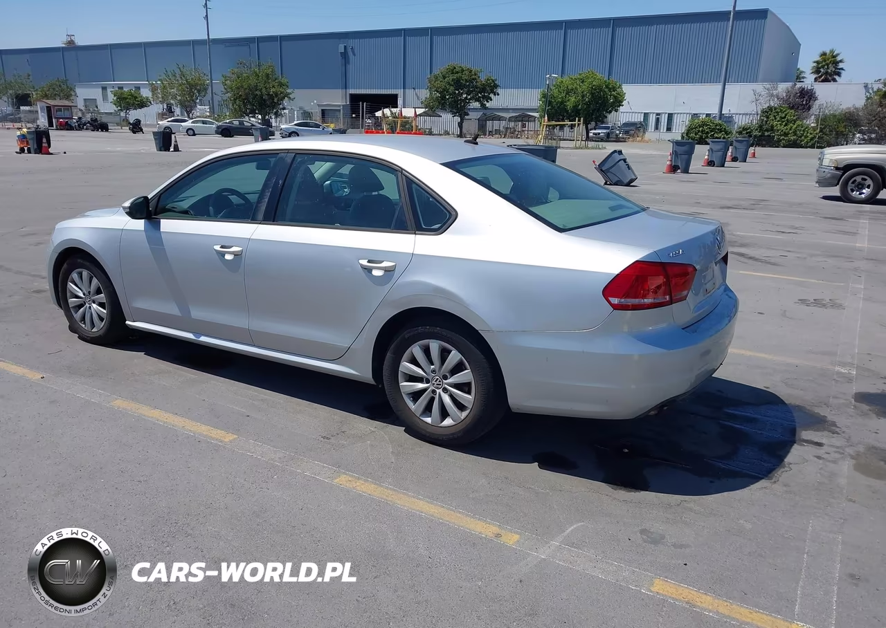 2012 Volkswagen Passat 2.5L S VIN:1VWAP7A38CC036908 - 3