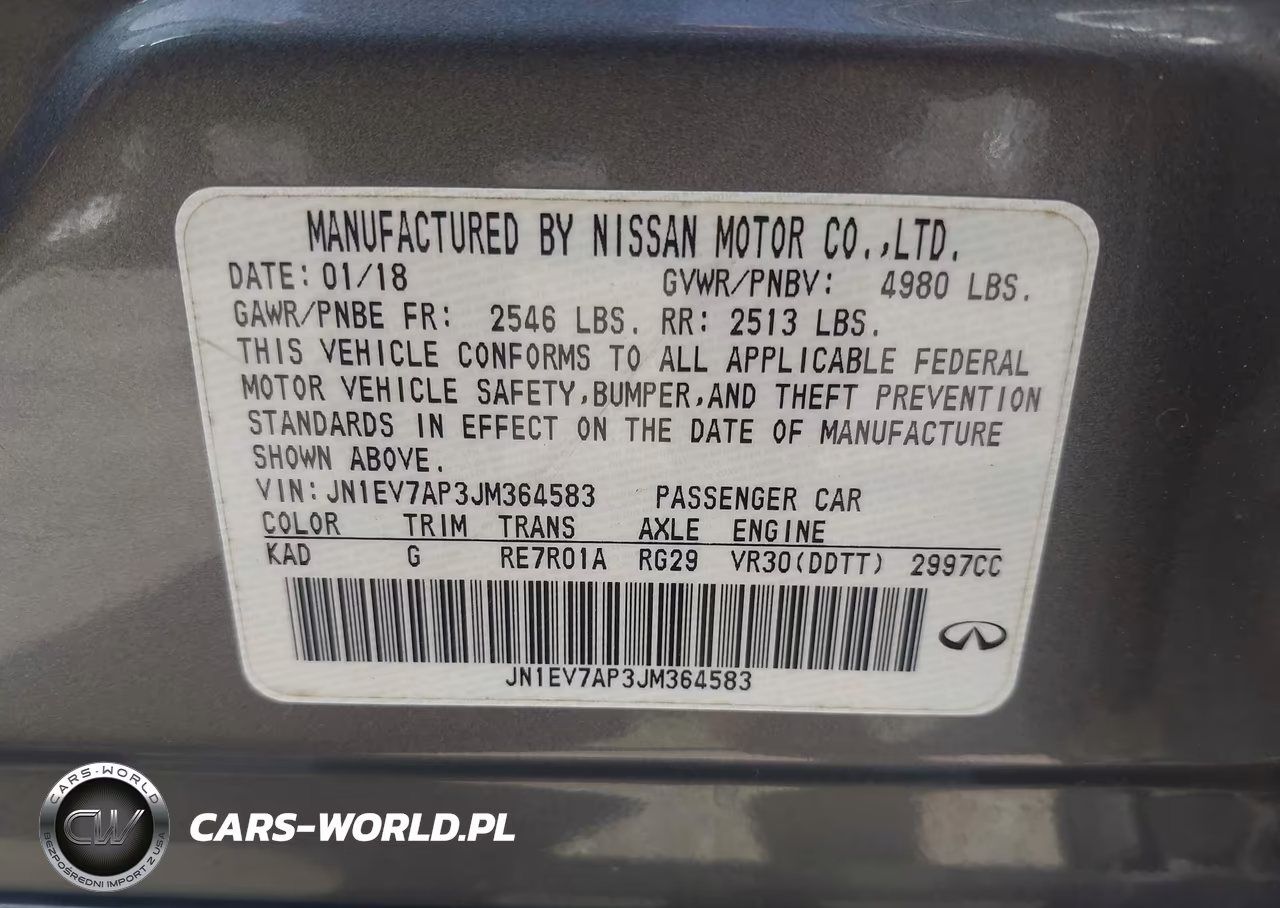 2018 Infiniti Q50 3.0T Luxe VIN:JN1EV7AP3JM364583 - 9