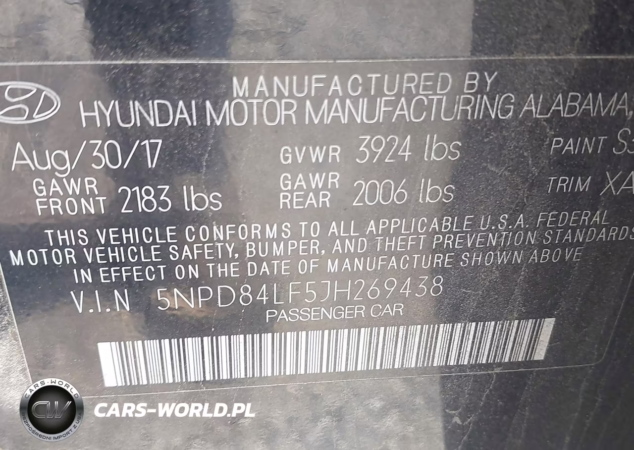 2018 Hyundai Elantra Sel VIN:5NPD84LF5JH269438 - 9