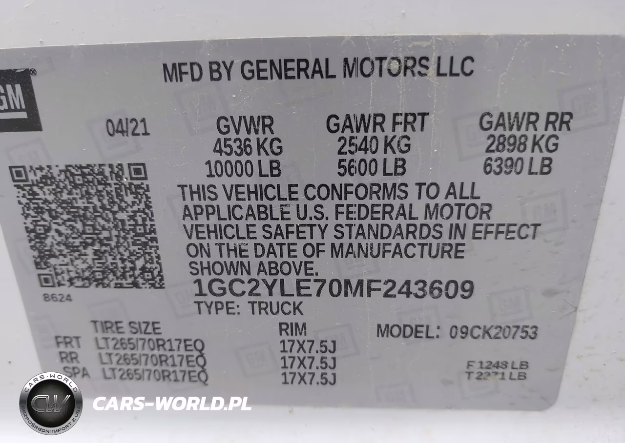 2021 Chevrolet Silverado 2500Hd 4Wd Standard Bed Wt VIN:1GC2YLE70MF243609 - 9