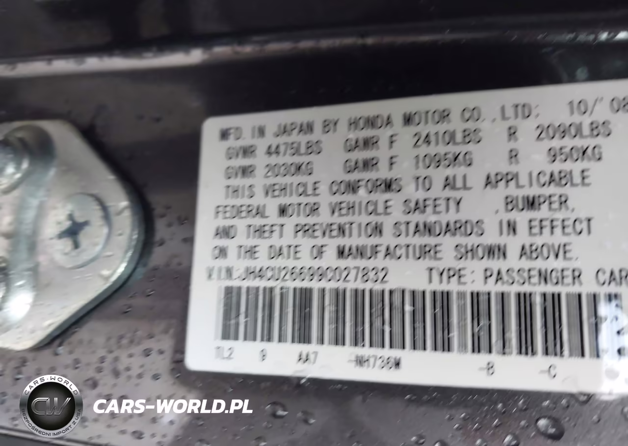 2009 Acura Tsx VIN:JH4CU26699C027832 - 9