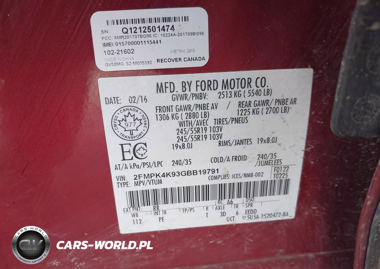 2016 Ford Edge Titanium VIN:2FMPK4K93GBB19791 - 9
