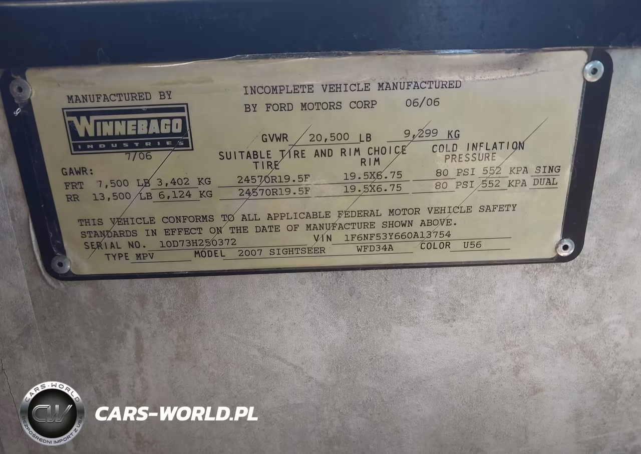 2006 Ford F550 Super Duty Stripped Chass VIN:1F6NF53Y660A13754 - 9