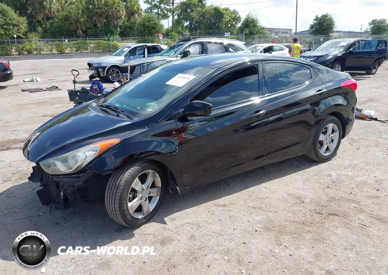 2013 Hyundai Elantra Gls VIN:5NPDH4AE2DH263871 - 2