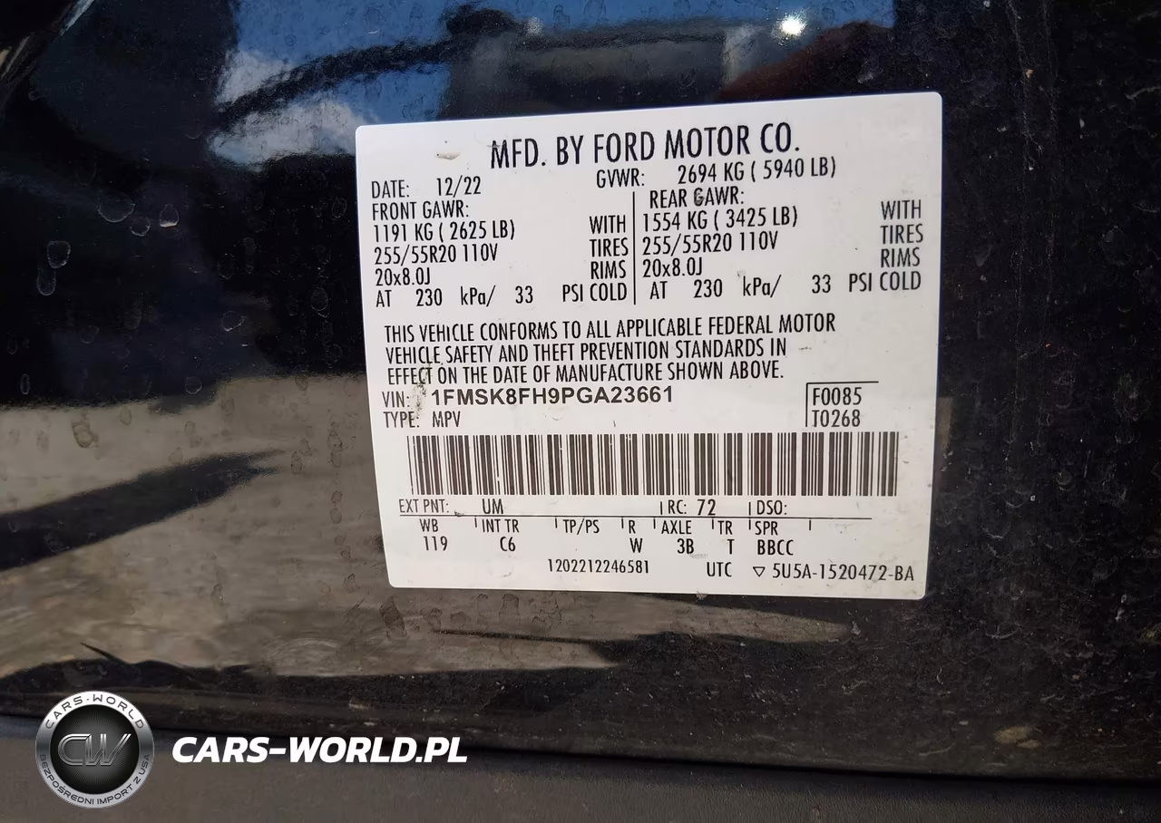 2023 Ford Explorer Limited VIN:1FMSK8FH9PGA23661 - 9