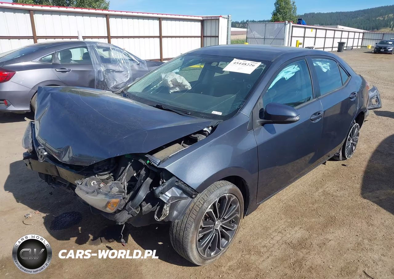 2015 Toyota Corolla S Plus VIN:5YFBURHE8FP333482 - 2