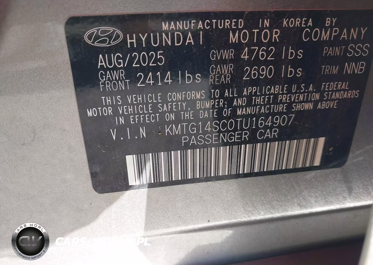 2026 Genesis G70 2.5T Rwd VIN:KMTG14SC0TU164907 - 9
