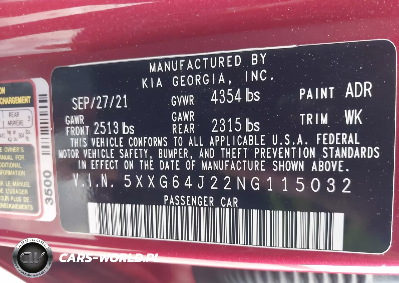 2022 Kia K5 Gt-Line VIN:5XXG64J22NG115032 - 9