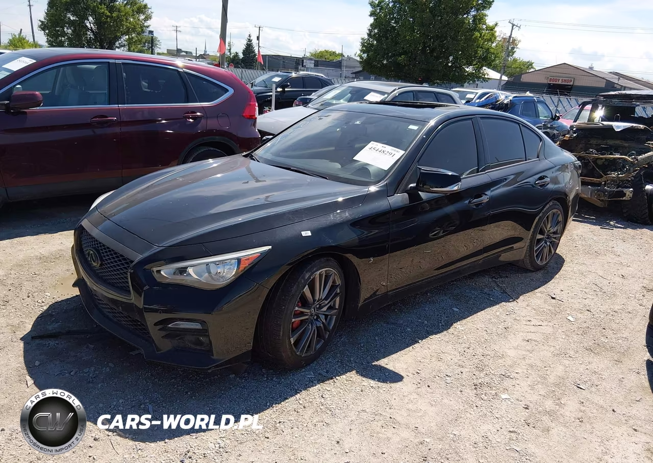 2017 Infiniti Q50 3.0T Red Sport 400 VIN:JN1FV7AR1HM870929 - 2