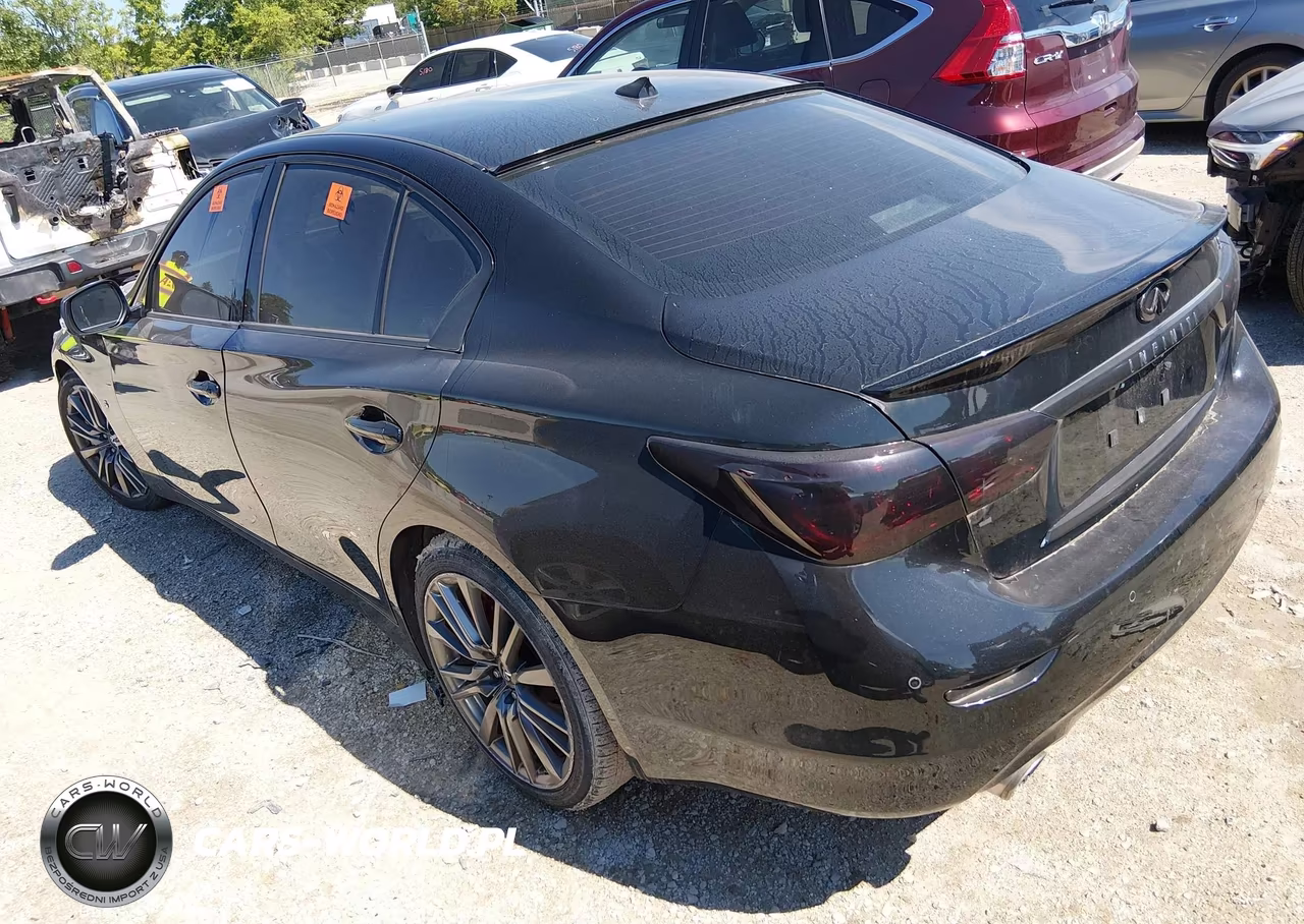2017 Infiniti Q50 3.0T Red Sport 400 VIN:JN1FV7AR1HM870929 - 3