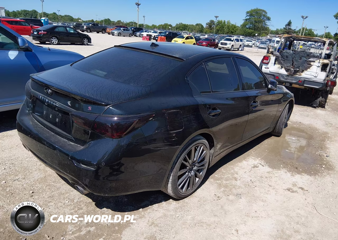 2017 Infiniti Q50 3.0T Red Sport 400 VIN:JN1FV7AR1HM870929 - 4