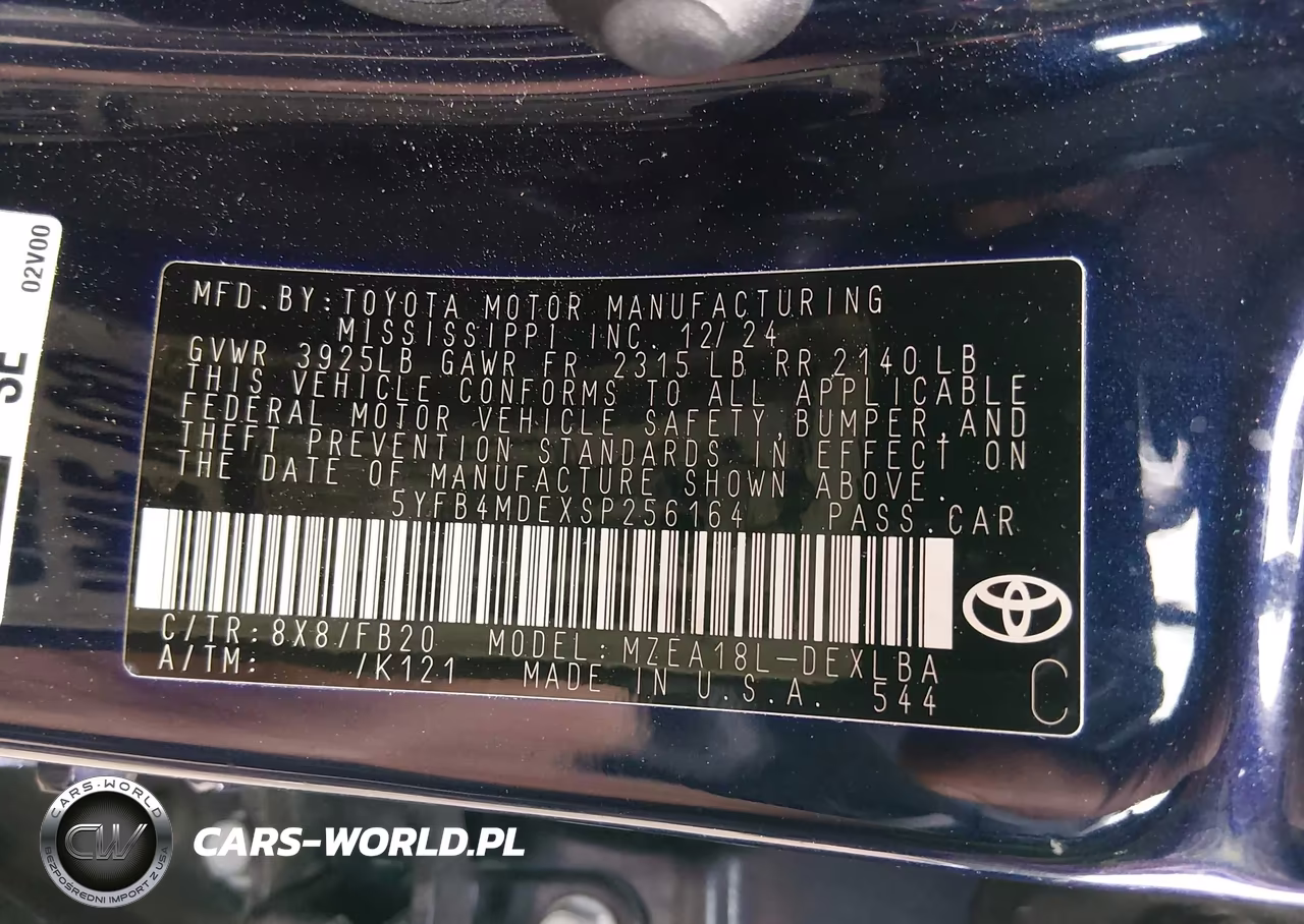 2025 Toyota Corolla Le VIN:5YFB4MDEXSP256164 - 9